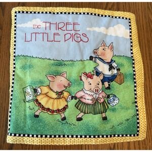 Mary‎ Engelbreit "The Three Little Pigs" Fabric Baby Book